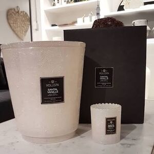 NEW Voluspa Santal Vanille Candle with Lid